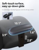 SIHOO M18 Ergonomic Office Chair for Big and Tall People Adjustable Headrest with 2D Armrest Lumbar Support and PU Wheels Swivel Tilt Function Black - Image 8