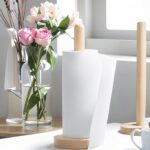 KitchLife Wooden Paper Towel Holder Countertop - Solid Freestanding Paper Towel Dispenser Stand with Anti-Skid Base - Image 9