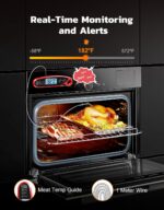 Instant Read Meat Thermometer Digital for Cooking & Grilling with Dual Probe, Kitchen Food Thermometer for Grill Smoker Turkey BBQ Oven Candy Oil Fry, Christmas Gifts Stocking Stuffers for Men - Image 4