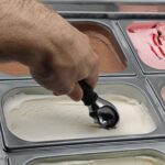 Heavy Duty Ice Cream Scoop Stainless Steel Icecream Scooper With Non Slip Rubber Grip Handle, Metal Spade Spoon Kitchen Tool 7 inch - Image 6