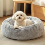 JOLLYVOGUE Dog & Cat Bed, Calming Anti-Anxiety Pet Bed for Small Dogs, Fluffy Donut Cushion for Small and Medium Pets (20") - Image 2