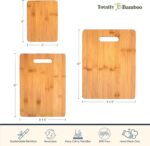 Totally Bamboo 3-Piece Bamboo Cutting Board Set – Wooden Cutting Boards for Kitchen – Great for Chopping and Serving – Large, Medium & Small Sizes for Food Prep - Image 8