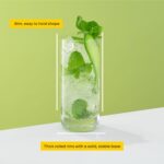 JoyJolt Faye 13oz Highball Glasses, 6pc Tall Glass Sets. Lead-Free Crystal Drinking Glasses. Water Glasses, Mojito Glass Cups, Tom Collins Bar Glassware, and Mixed Drink Cocktail Glass Set - Image 6