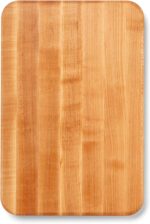 John Boos Chop-N-Slice Series Rectangular Wooden Maple Cutting Board 18”x12” – 1.25” Thick, 8-lb Reversible Butcher Block with Eased Corners, Edge-Grain & Finger Grips – Made in the USA - Image 2