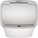 Ninestars Automatic Touchless Motion Sensor Rectangular Trash Can 13.2 Gallons, 50L, Silver, 13 Gal. 50 L, Silver Trim - Image 5