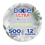 Dixie Ultra 12 oz Heavy-Weight Paper Bowls By GP PRO, Pathways Design, 500 Count (125 Disposable Bowls Per Pack, 4 Packs Per Case), SXB12WS - Image 2