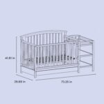 Storkcraft Steveston 5-in-1 Convertible Crib & Changer (White) – GREENGUARD Gold Certified, Fits Standard Crib Mattress, Converts to Toddler Bed and Full Bed, 4 Adjustable Mattress Heights - Image 10