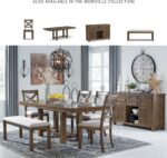 Signature Design by Ashley Moriville Modern Farmhouse 19" Upholstered Dining Room Chair, 2 Count, Brown - Image 7