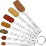 Hudson Essentials Stainless Steel Measuring Spoons Set for Dry or Liquid - Fits in Spice Jars - Set of 7 - Image 8