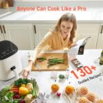 COSORI Air Fryer Pro LE 5-Qt Airfryer, With 20PCS paper liners, 10 Functions that Dry, Bake, Roast &Preheat, Shake Reminder, Up to 450℉, 85% Oil less, Compact, 130+ Recipes, Dishwasher Safe, White - Image 6