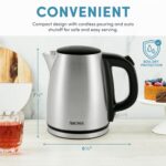 Aroma Housewares 1.0L / 4-cup Stainless Steel Electric Kettle (AWK-267SB) - Image 5