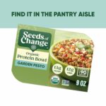 SEEDS OF CHANGE Organic Protein Bowl Garden Pesto, Prepared Entrée, Microwave in 90 Seconds, 9 oz - Image 8