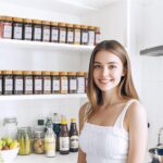 Spice Jars, 24 Pcs 4oz Seasoning Jars with Label, Glass Jars with Bamboo Lids, Spice Containers Bottles with Pepper Grinder & Stainless Steel Funnel for Seasoning Organizer, Cabinet, Drawer - Image 8