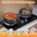 Cast Iron Dutch Oven for Bread Baking, 5 QT Pre-Seasoned Pot with Skillet Lid, Includes Sourdough Bread Baking Supplies, Cast Iron Pot for Frying, Braising, BBQ - Image 6