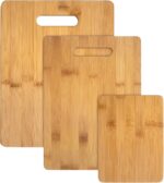 Totally Bamboo 3-Piece Bamboo Cutting Board Set – Wooden Cutting Boards for Kitchen – Great for Chopping and Serving – Large, Medium & Small Sizes for Food Prep - Image 2