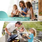 Grill Tongs, 17 Inch Extra Long BBQ Tongs, Premium Stainless Steel Metal Tongs for Cooking, Grilling, Barbecue/BBQ, Buffet (17", 1PC) - Image 9