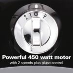 Hamilton Beach Food Processor & Vegetable Chopper for Slicing, Shredding, Mincing, and Puree, 8 Cup, Black - Image 5