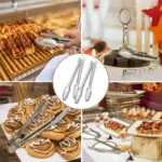 6 Pack Serving Tongs Kitchen Tongs, Buffet Tongs, Stainless Steel Food Tong Serving Tong, small tongs - Image 8
