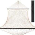 Best Choice Products 2-Person Double Hammock, Outdoor Woven Cotton Rope Hammocks for Backyard, Patio w/Spreader Bars, Carrying Case, 450lb Weight Capacity - Image 2