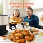 COSORI Air Fryer Pro LE 5-Qt Airfryer, With 20PCS paper liners, 10 Functions that Dry, Bake, Roast &Preheat, Shake Reminder, Up to 450℉, 85% Oil less, Compact, 130+ Recipes, Dishwasher Safe, White - Image 5
