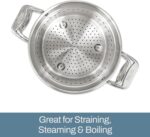 All-Clad Stockpot 8 qt Stainless Steel Multipot With Insert & Lid, Stainless Steel Pot, Induction, Oven Broiler Safe 600F Skillet, Professional Cookware, Silver - Image 5