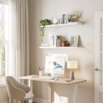 16’’White Floating Shelves for Wall Set of 4,Rustic Wood Shelf for Room Decor/Storage/Display,Small Bookshelf,Wall Mounted Hanging Shelves for Bedroom, Bathroom, Living Room, Kitchen - Image 7