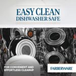 Farberware Glide Nonstick Sauce Pan/Saucepan with Straining and Lid, 3 Quart, (Black) - Image 5