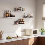 16’’White Floating Shelves for Wall Set of 4,Rustic Wood Shelf for Room Decor/Storage/Display,Small Bookshelf,Wall Mounted Hanging Shelves for Bedroom, Bathroom, Living Room, Kitchen - Image 8