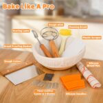 Cast Iron Dutch Oven for Bread Baking, 5 QT Pre-Seasoned Pot with Skillet Lid, Includes Sourdough Bread Baking Supplies, Cast Iron Pot for Frying, Braising, BBQ - Image 4