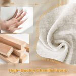 Rocker Recliner, Glider Recliner Chairs for Adults, 360° Swivel Rocking Chair with Massage and Heating, Nursery Chair with Storage and USB Charging for Living Room, Bedroom, Nursery - Image 7