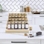 Spice Jars, 24 Pcs 4oz Seasoning Jars with Label, Glass Jars with Bamboo Lids, Spice Containers Bottles with Pepper Grinder & Stainless Steel Funnel for Seasoning Organizer, Cabinet, Drawer - Image 9