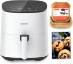 COSORI Air Fryer Pro LE 5-Qt Airfryer, With 20PCS paper liners, 10 Functions that Dry, Bake, Roast &Preheat, Shake Reminder, Up to 450℉, 85% Oil less, Compact, 130+ Recipes, Dishwasher Safe, White - Image 2