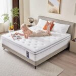 Queen Mattress, 12 Inch Hybrid Mattress in a Box, Memory Foam and Individual Pocket Springs, Soft and Breathable, Soft Feel - Image 4