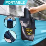 Camping Hammock Mosquito Net,Double & Single Portable Hammocks Hammocks with 2 Tree Straps,Hammock Tent for Travel Camping,Camping Accessories for Indoor Outdoor Hiking Backpacking Backyard Beach - Image 7