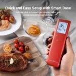 ThermoMaven Smart Bluetooth Wireless Meat Thermometer, 10X Enhanced Sub-1G Signal and Stability, Standalone Display Base, Certified Accuracy ±0.5°F, WiFi Unlimited Range for BBQ, Oven, Smoker, Grill - Image 4