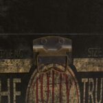 Household Essentials Large Decorative Trunk, Vintage Decoupage, Metal Accents with Leather Strapping, Strong MDF Frame, Clasps Shut, Green and Black - Image 6