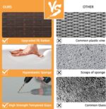 Shintenchi Outdoor Patio Furniture Sets, Wicker Patio sectional Sets 3-Piece, All Weather Wicker Rattan Patio Seating Sofas with Glass Coffee Table and Cushion - Image 8