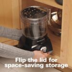 Hamilton Beach Food Processor & Vegetable Chopper for Slicing, Shredding, Mincing, and Puree, 8 Cup, Black - Image 8