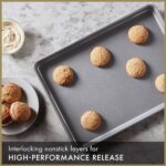 Calphalon Premium Nonstick Baking Pans Set of 2, 12 x 17 inch, Silverware, Heavy Gauge Steel Core - Image 3