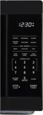 SHARP Countertop Microwave Oven with Removable 12.4" Carousel Turntable, 1000 Watt, 1.1 Cubic Feet, Black - Image 7