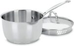 Cuisinart 719-18P Chef's Classic Stainless 2-Quart Saucepan with Cover,Silver - Image 2