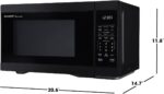 SHARP Countertop Microwave Oven with Removable 12.4" Carousel Turntable, 1000 Watt, 1.1 Cubic Feet, Black - Image 10