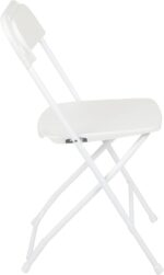 Flash Furniture Hercules Series Plastic Folding Chair - White - 4 Pack 650LB Weight Capacity Comfortable Event Chair-Lightweight Folding Chair - Image 13