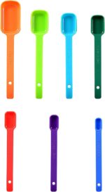 Plastic Measuring Spoons 8-Piece,Assorted Colors - Image 3