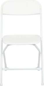 Flash Furniture Hercules Series Plastic Folding Chair - White - 4 Pack 650LB Weight Capacity Comfortable Event Chair-Lightweight Folding Chair - Image 14