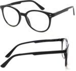 SIGVAN 3 Pack Reading Glasses Spring Hinge Stylish Readers Black/Tortoise for Men and Women - Image 7