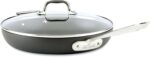 All-Clad HA1 Hard Anodized Nonstick Fry Pan 12 Inch Induction Oven Broiler Safe 500F, Lid Safe 350F Pots and Pans, Cookware Black - Image 2