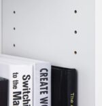 Furinno JAYA Book Shelf, 3-Tier Bookshelf, Bookcase with Adjustable Shelves, 9.5 x 24.5 x 40.3, for Living Room, Bedroom, Home Office, White - Image 6