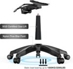 HOFFREE Gaming Chair Massage Big and Tall Gaming Chairs with Footrest 400lb for Adults Heavy People Computer Gamer Chair Red and Black - Image 9