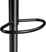 Yaheetech Bar Stools Set of 2, PU Leather Swivel Counter Height Barstools, Adjustable Bar Chairs with Backrest and Footrest, Kitchen Island Stool for Home Kitchen, Grey - Image 10